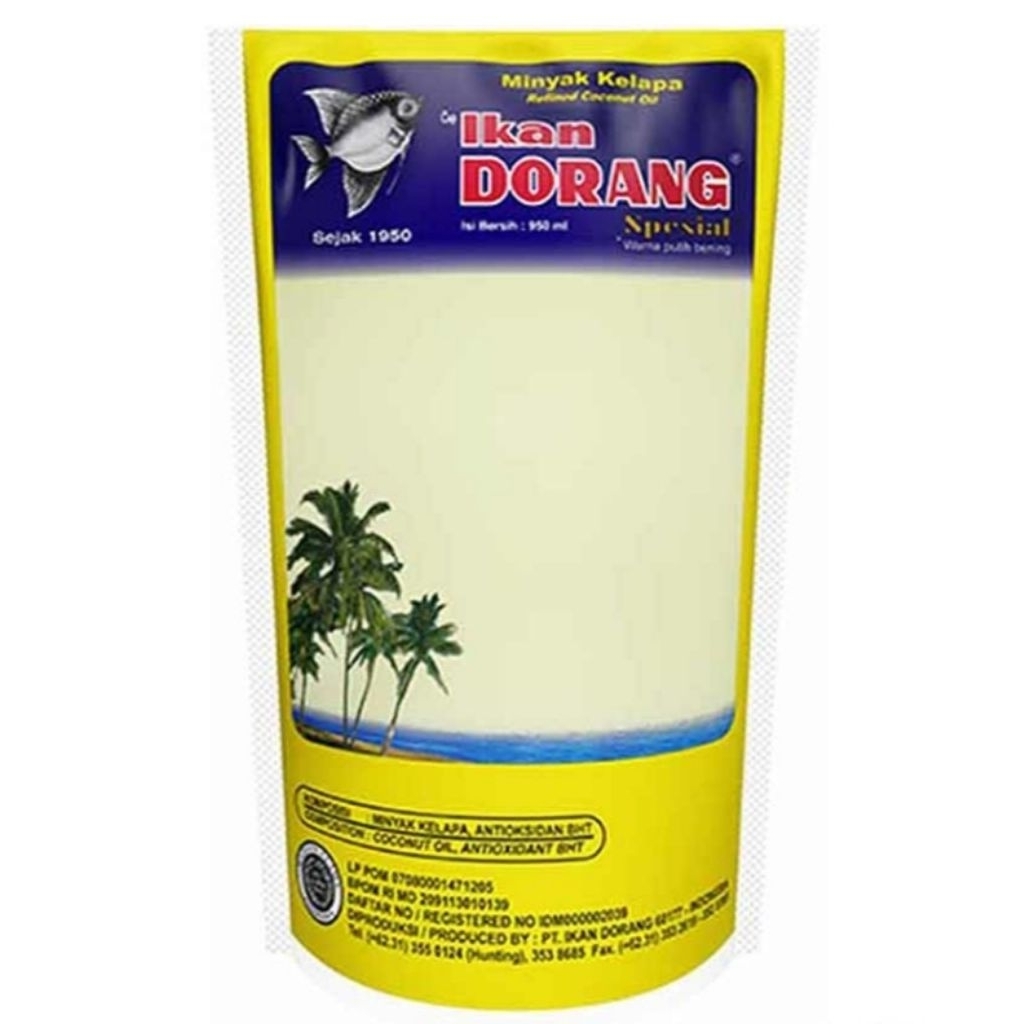 

Ikan dorang minyak goreng 950ml