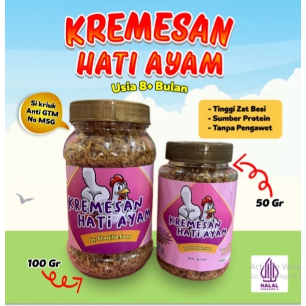 

Kremesan hati ayam non Msg // kremesan hati ayam tinggi zat besi dan anti gtm 50gr & 1001gr