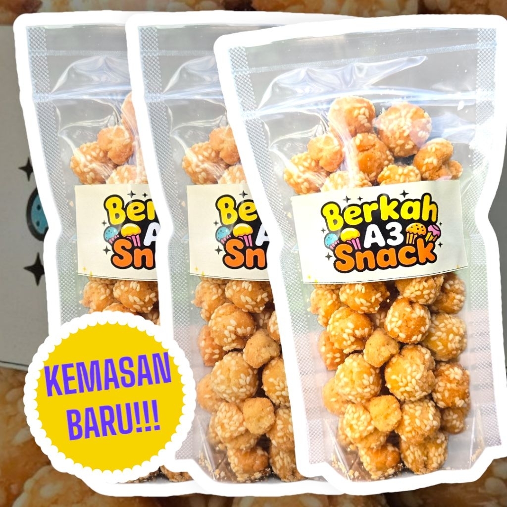 

Kue Ciput Wijen / Onde onde Kering / Onde onde ketawa wijen / Onde onde mini 1000gram - Tekstur Renyah empuk tidak keras - Paket 1000 gram