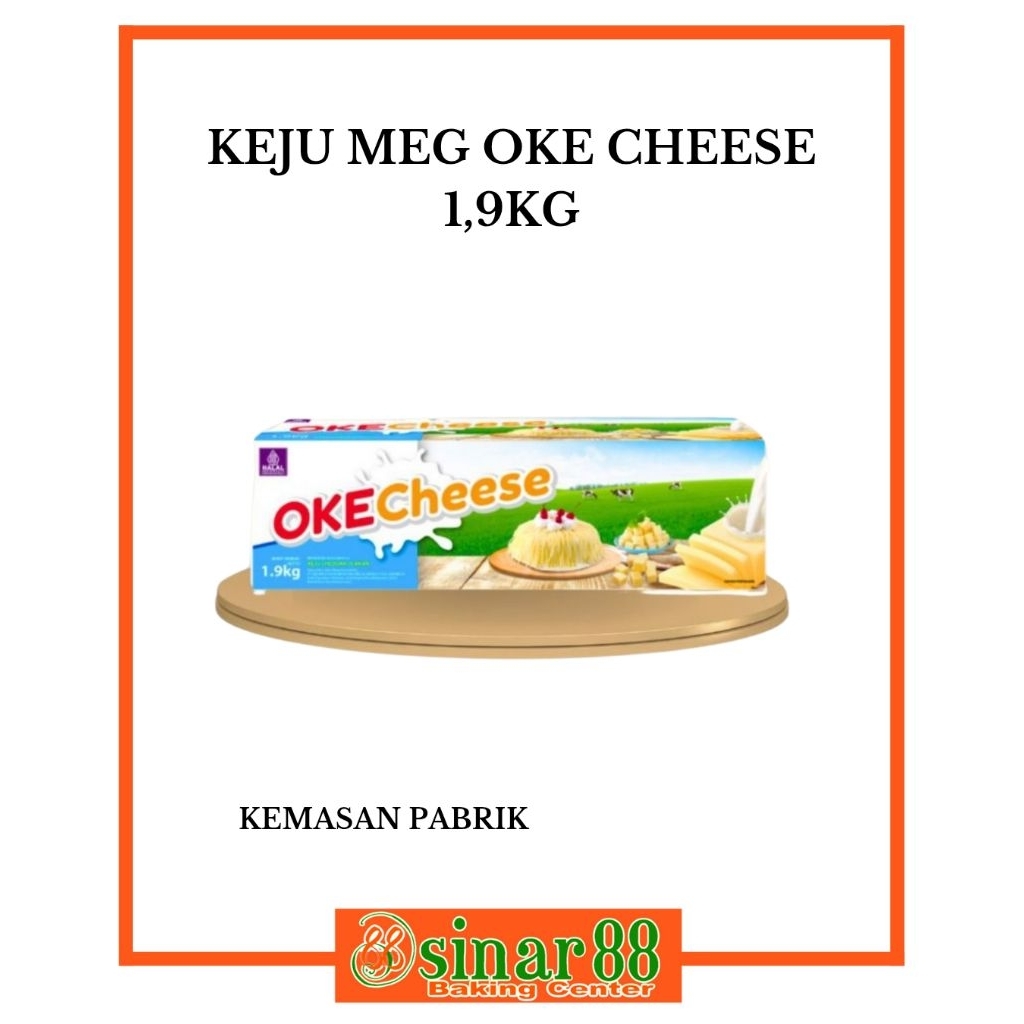 

KEJU MEEG OKE CHEESE KEMASAN 1,9KG