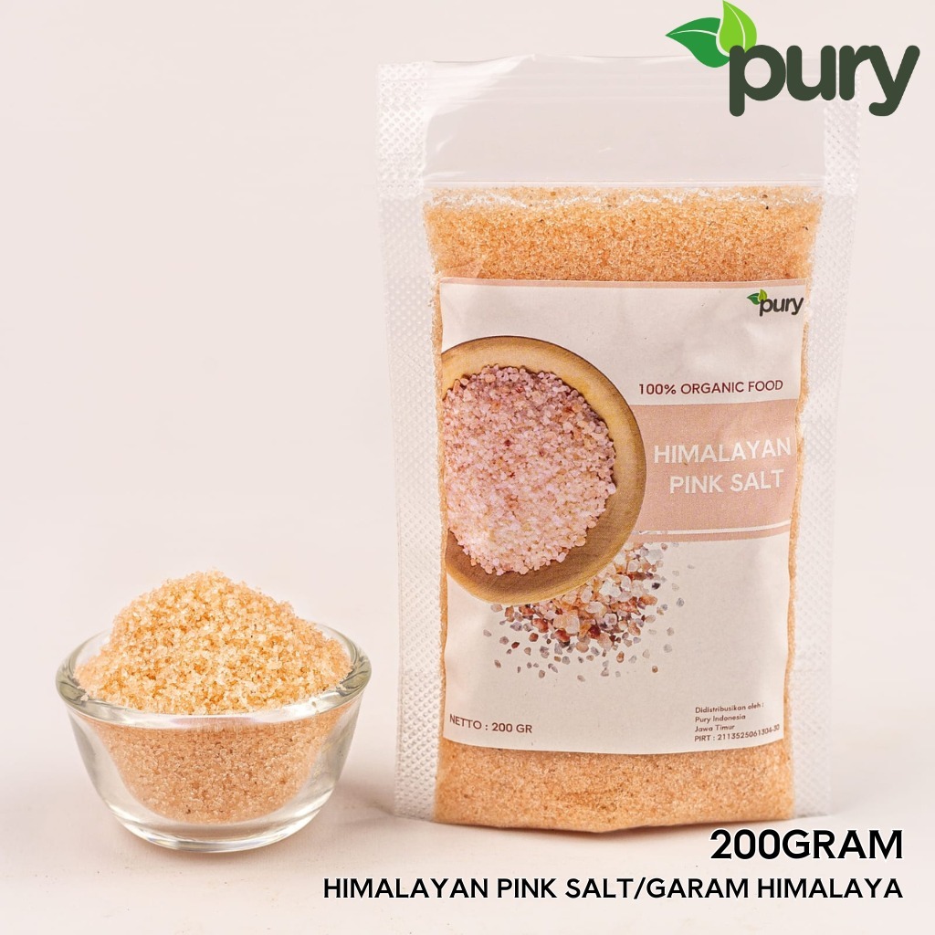 

PURY - Himalaya Pink Salt / Garam Himalaya 200gr