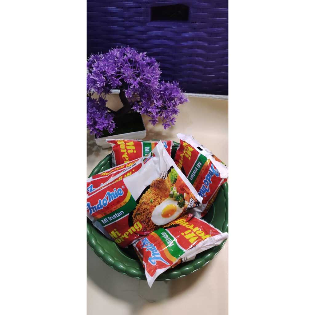 

Indomie Goreng (85 gram) @5pcs + Baskom