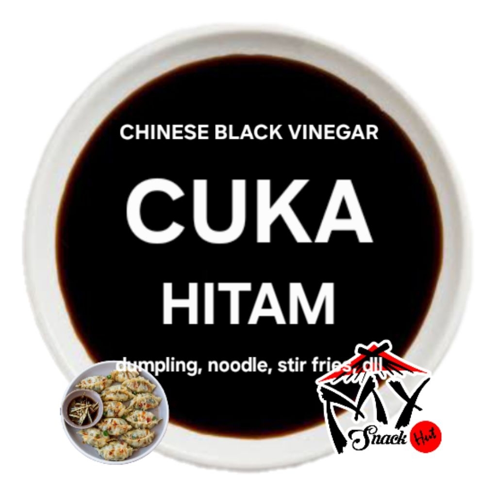 

CUKA HITAM 250ML CHINESE BLACK VINEGAR ASAM MANIS MASAKAN CHINKIANG ZHENJIANG SUP SAUS TUMIS HALAL