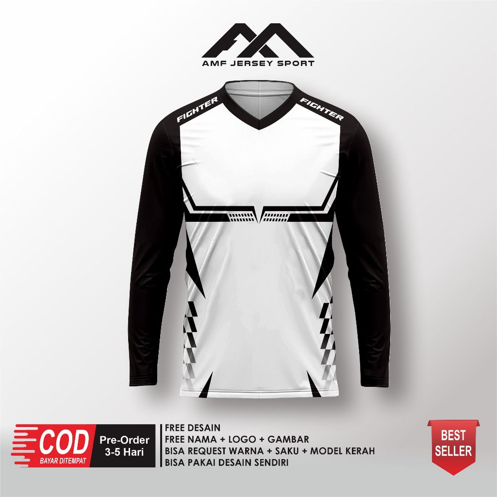 jersey merpati hitam putih custom satuan fullprinting