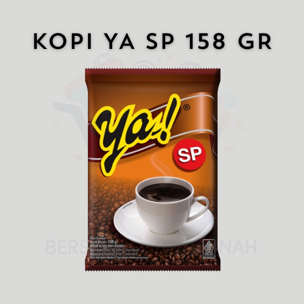 

Kopi Ya! SP 158 gram - Kopi Ya! SP Kemasan 158 gram ECER PERBIJI.