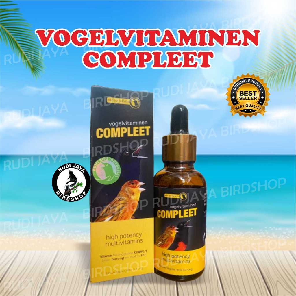 VOGELVITAMINEN VOGEL VITAMINEN NUTRIBIRD INDONESIA VITAMIN LENGKAP BURUNG KICAU ASAM AMINO MINERAL