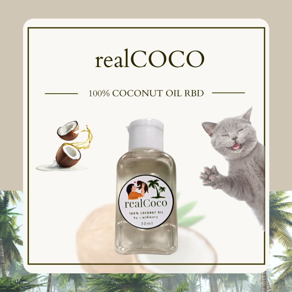 

[ORDINARY PET] realCOCO | COCONUT OIL RBD | MINYAK KELAPA MURNI
