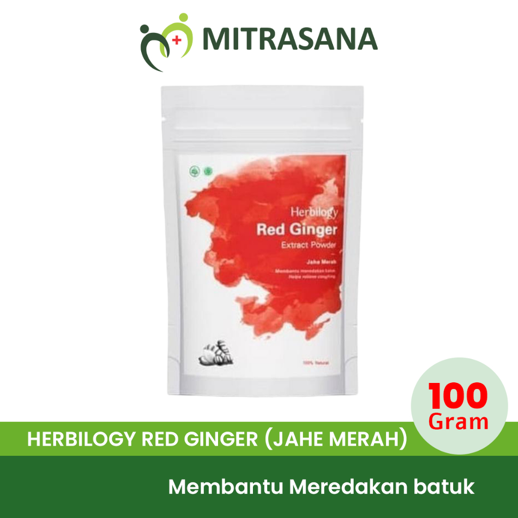 

Herbilogy Red Ginger Extract Powder 100g - Ekstrak Jahe Merah