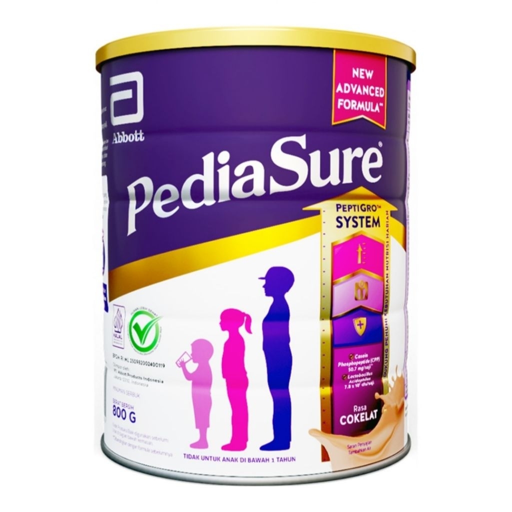 

pediasure susu pertumbuhan anak rasa coklat 800gr