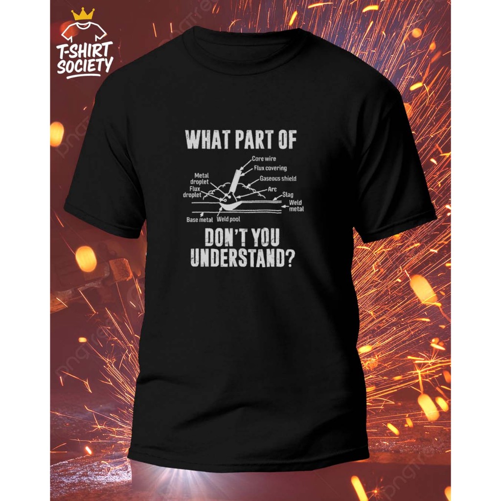 Kaos Welder | Kaos Tukang Las | Kaos Welder Cotton Combed 24s | Kaos Hitam Welder / Tukang Las | Wel