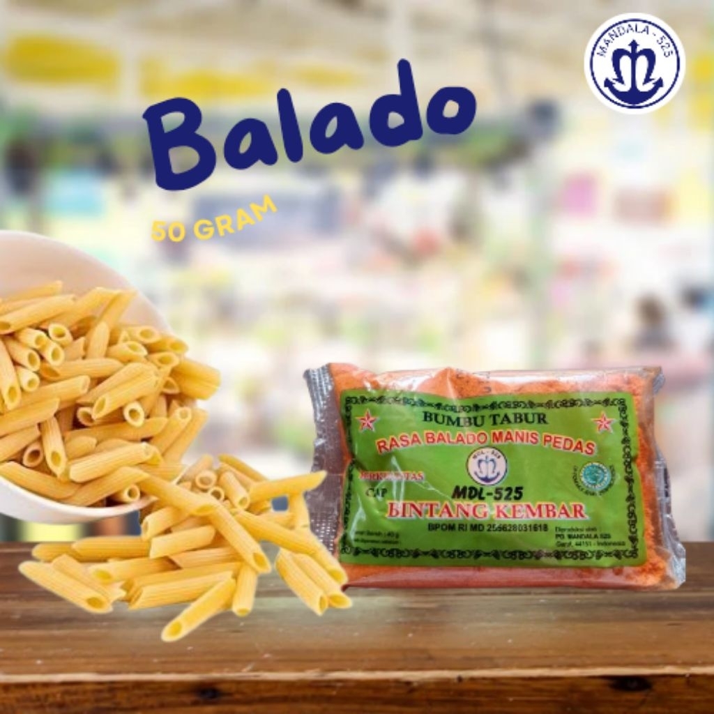 

Mandala 525 cap Bintang Kembar - Balado 50gram