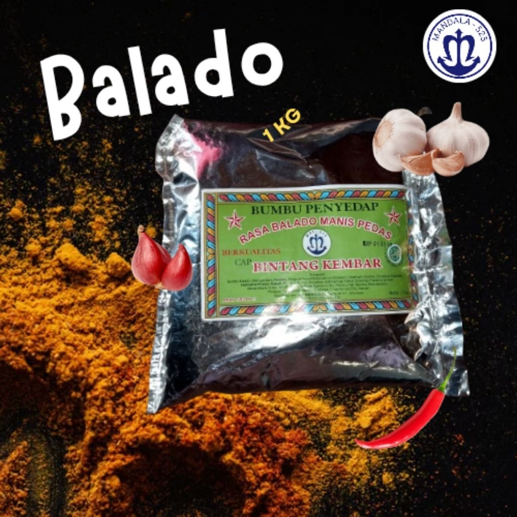 

Mandala 525 cap Bintang Kembar - Balado 1 kg