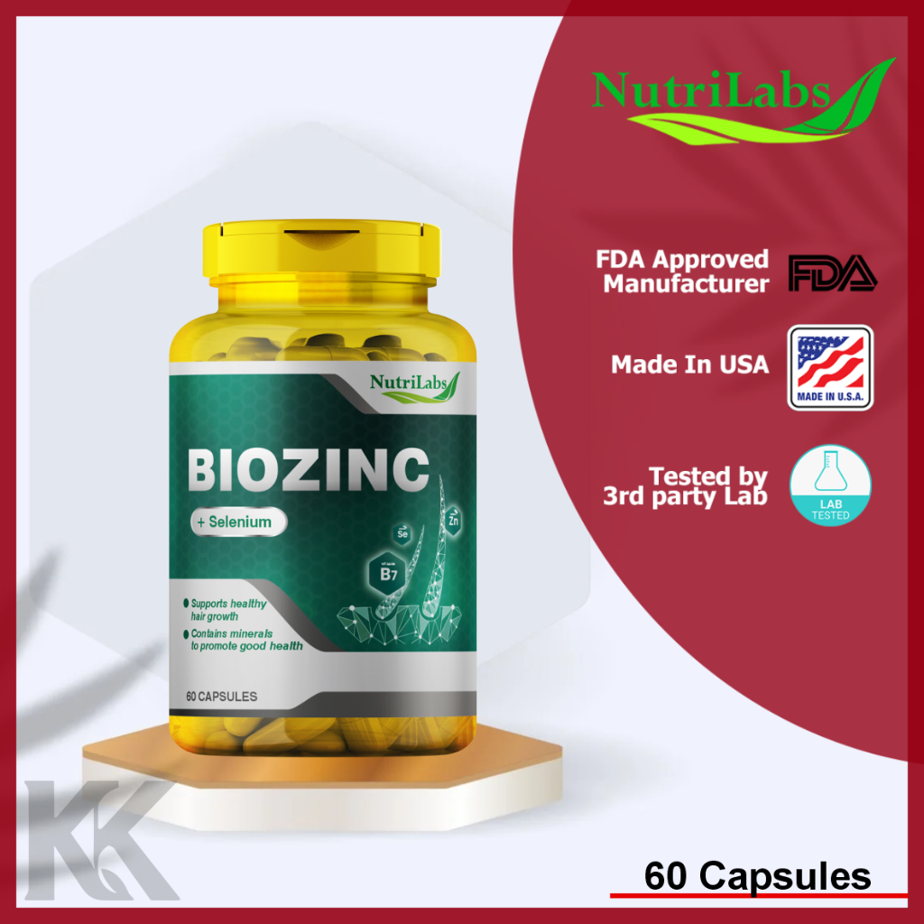 Nutrilabs Biozinc (Biotin Zinc Selenium) - Vegan