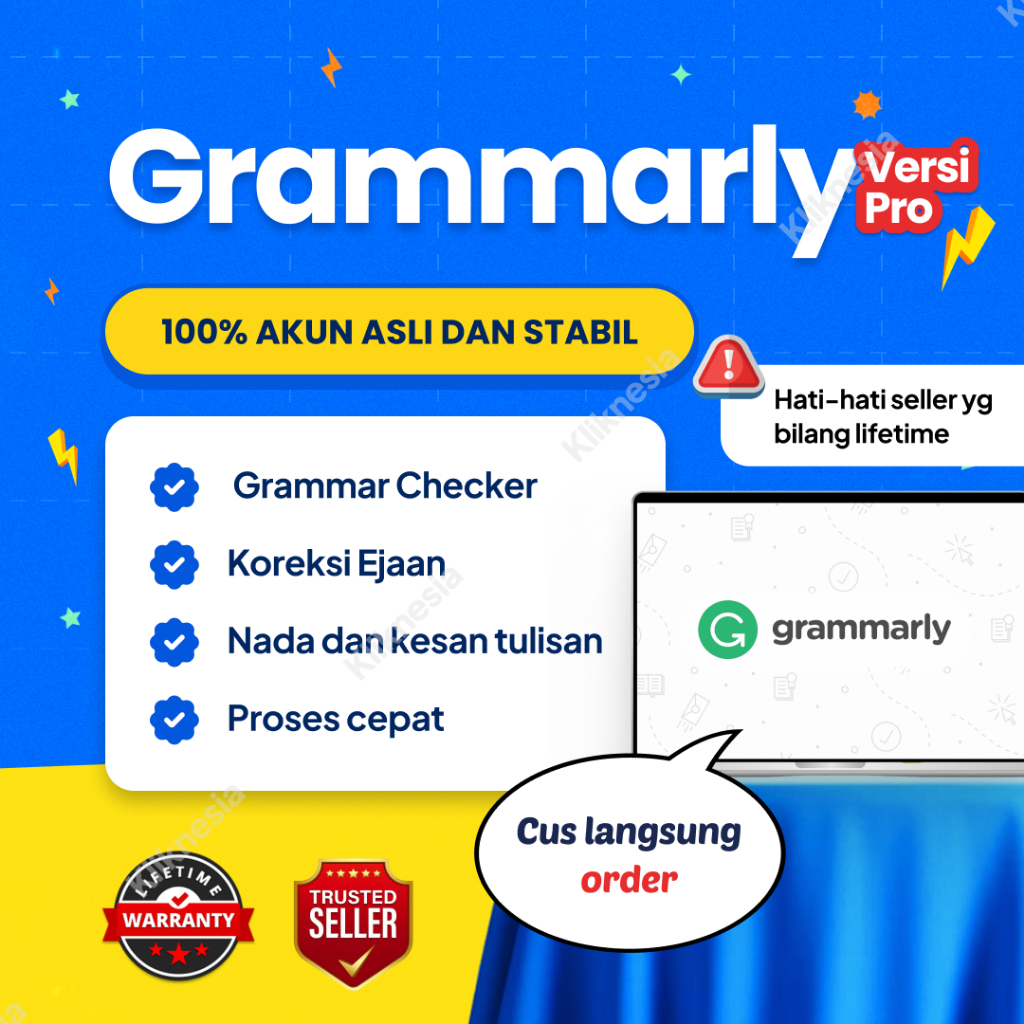 Grammarly Premium Plus Beda dengan Yang biasa Lebih Mahal Tapi Lebih Worth It Not lifetime
