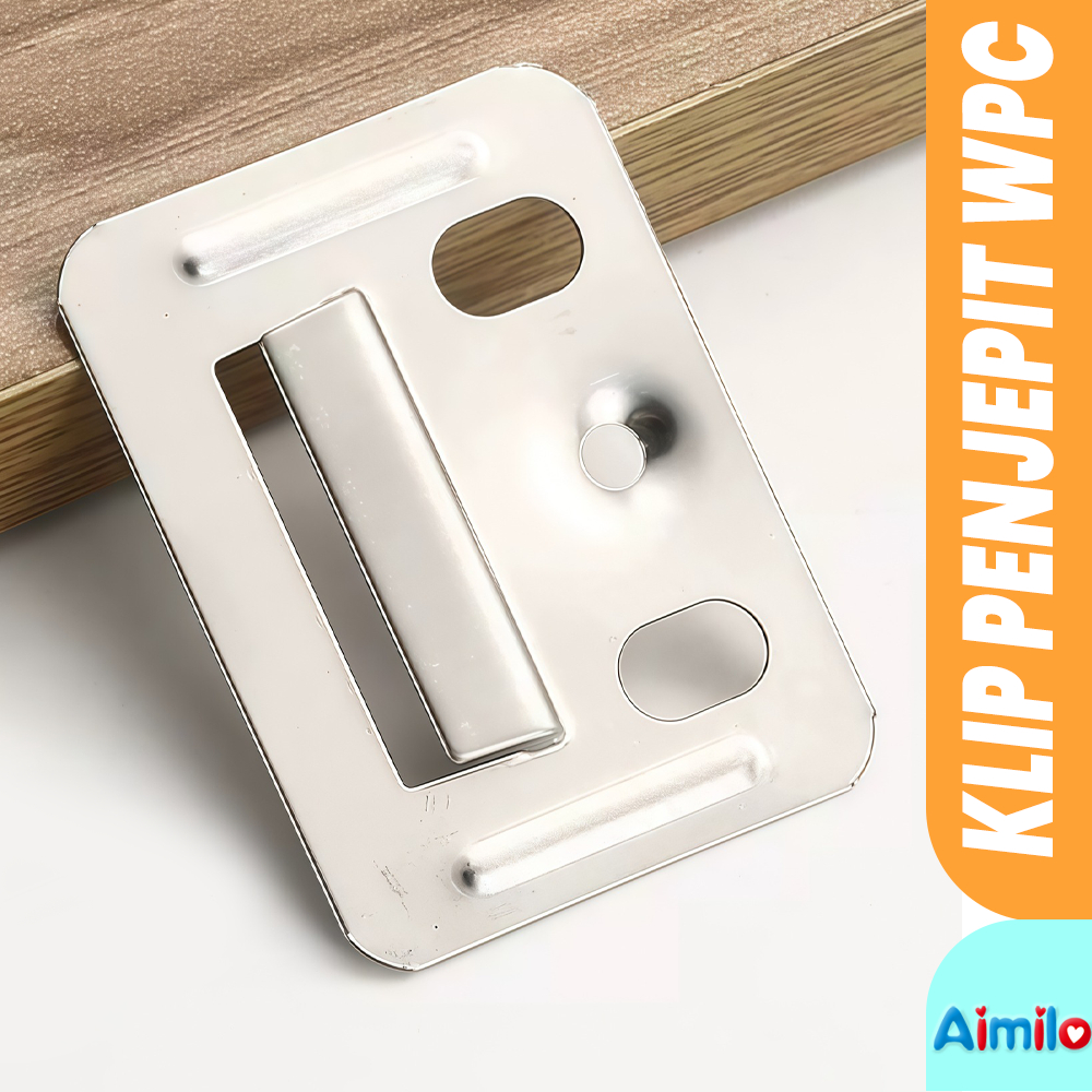 KLIP ENGSEL WPC WALL PANEL - PENJEPIT WOOD PANEL - AKSESORIS PEMASANGAN WPC ANTI KARAT