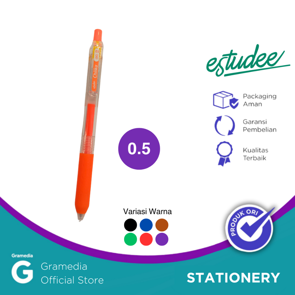 

GELPEN CHIIKU 0.5MM FLUO ORANGE