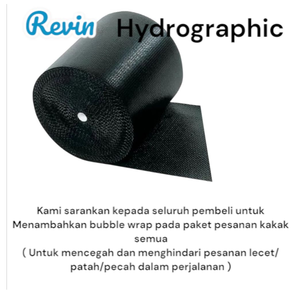 

extra bubble wrap untuk mengamankan paket anda