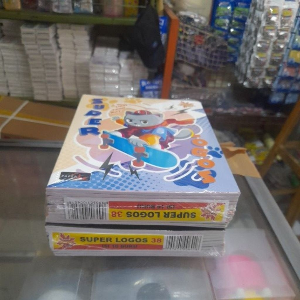 

1 pak isi 10pcs SUPER LOGOS BY VISION ISI 38 LEMBAR