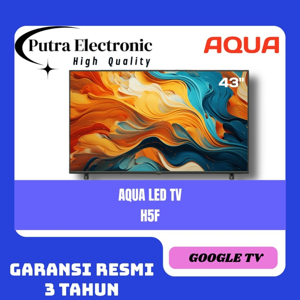 AQUA 43H5F FHD FULL HD GOOGLE TV 43 INCH 2025 Series