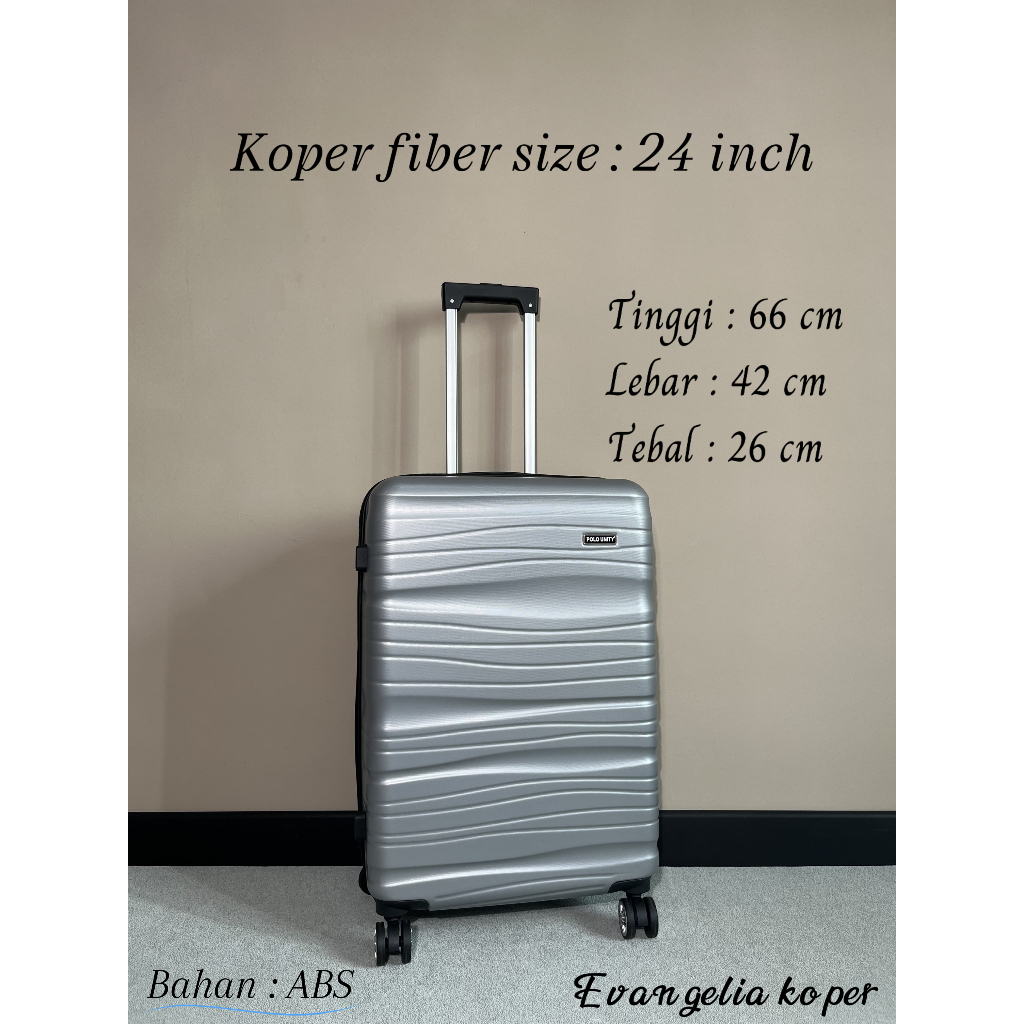 koper fiber 24 inch koper 24 inch koper polo 24inch koper bagasi  (KHUSUS GOJEK)