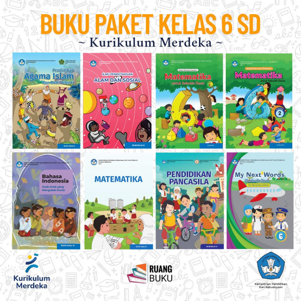 Buku Paket Kelas 6 SD Kurikulum merdeka