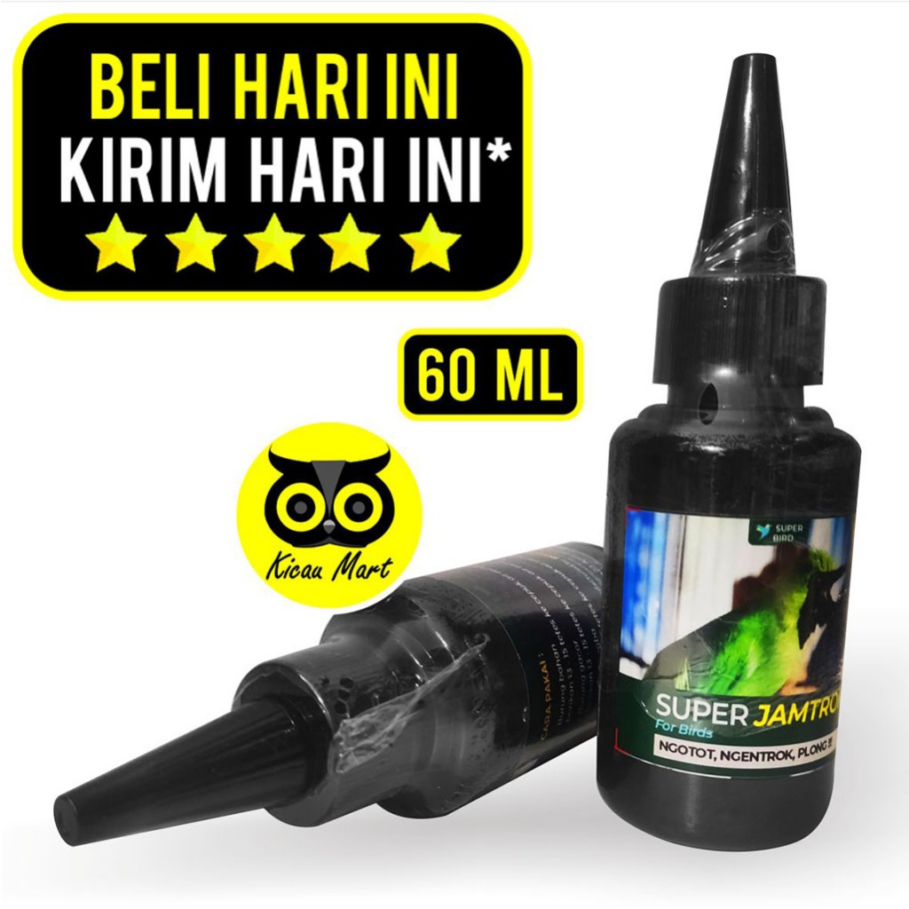 KICAU MART Super Jamtrok Jam Trok Vitamin Gacor Burung Cucak Ijo Doping Stamina Jamu Obat Suplemen P