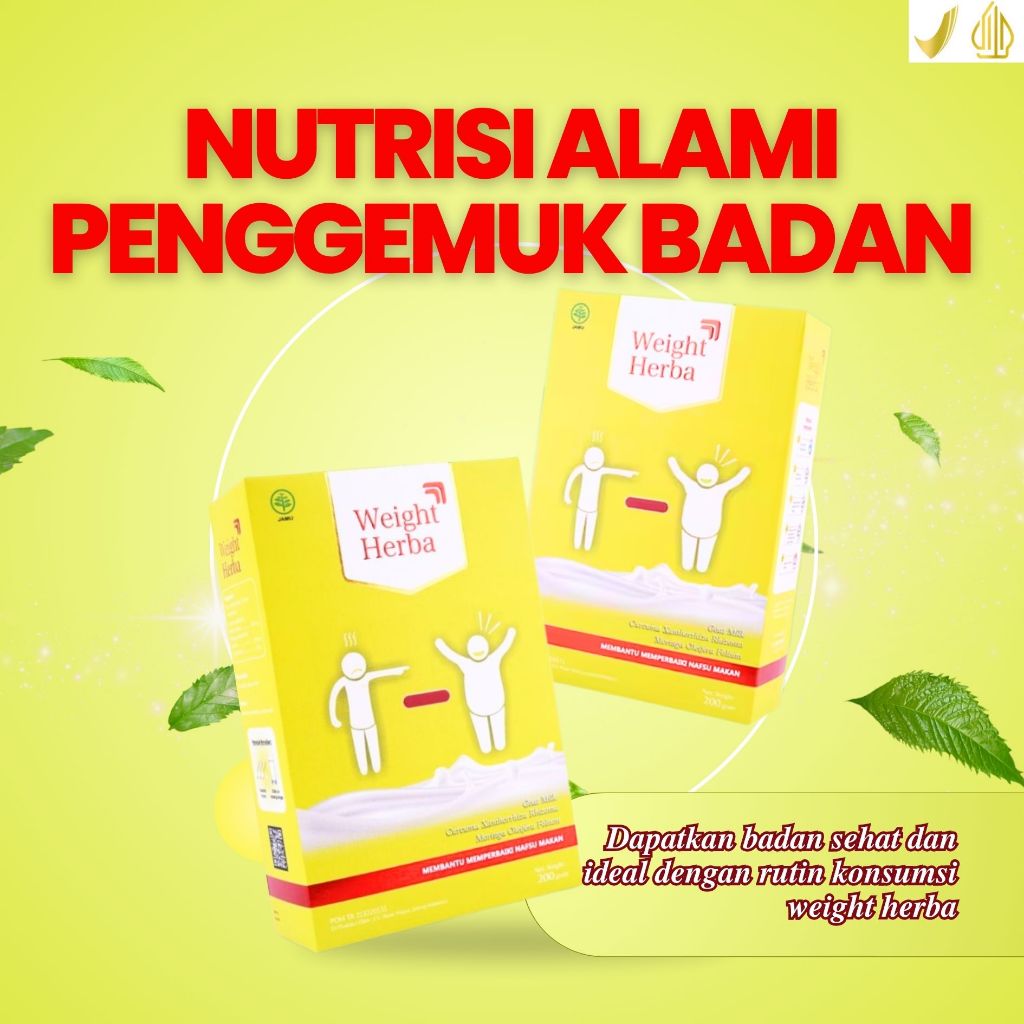 

Weight Herba : Susu Penggemuk Badan Usia Remaja Dewasa Tanpa Gula Isi 200gr