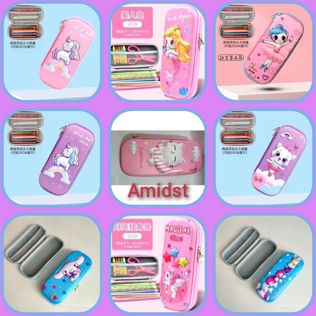 

Kotak Pensil 3D Timbul Pencil Case Karakter Kotak Alat Tulis Dinosaurus, Dino, Unicorn, Kucing Tempat Pensil