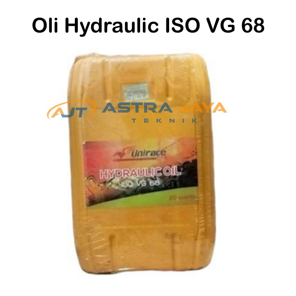 Oli Unirace Hydraulic ISO VG 68 SAE 10 Hidrolis/ Hidrolik Jerigen 19L Galon/ Pail