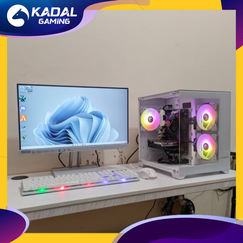 PC GAMING INTEL CORE I5 10400F VGA NVIDIA GTX 1070 8GB RAM 16GB SSD 256GB CASING WHITE FULLSET ATAU 