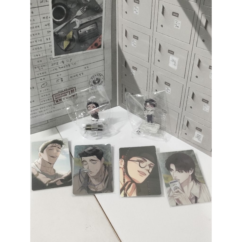 Lezhin Project 2025 LOI The Ghost Nocturne Jaeshin + Hounds of Sisyphus Guwon PC & Standee