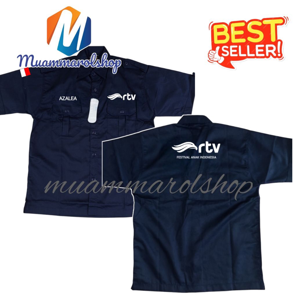 kemeja rajawali televisi bordir