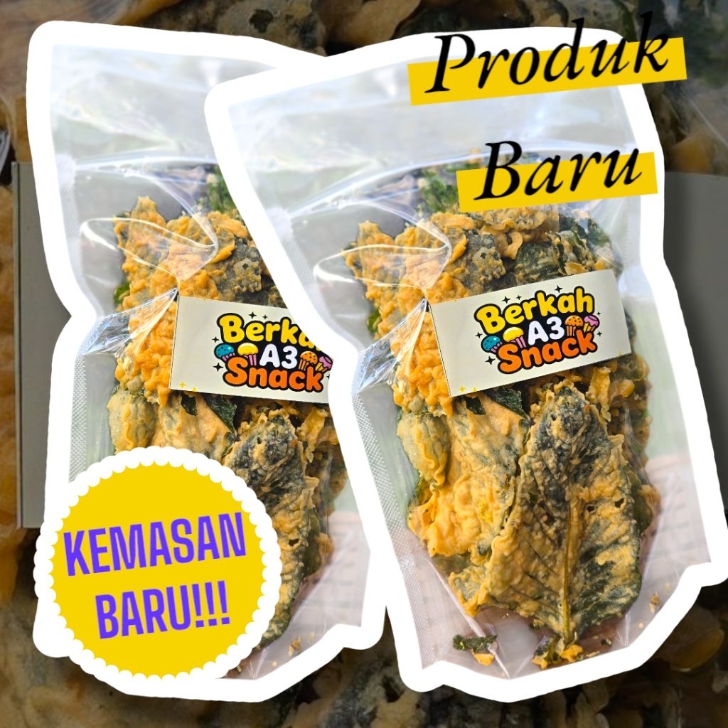 

Keripik Bayam Renyah Gurih – Camilan Tradisional Rumahan Khas Berkah A3 Snack | Kriuk Nikmat Tiap Gigitan | Snack Sehat Cocok untuk Keluarga, Ngemil Santai, Oleh-Oleh, atau Isian Hampers Kekinian