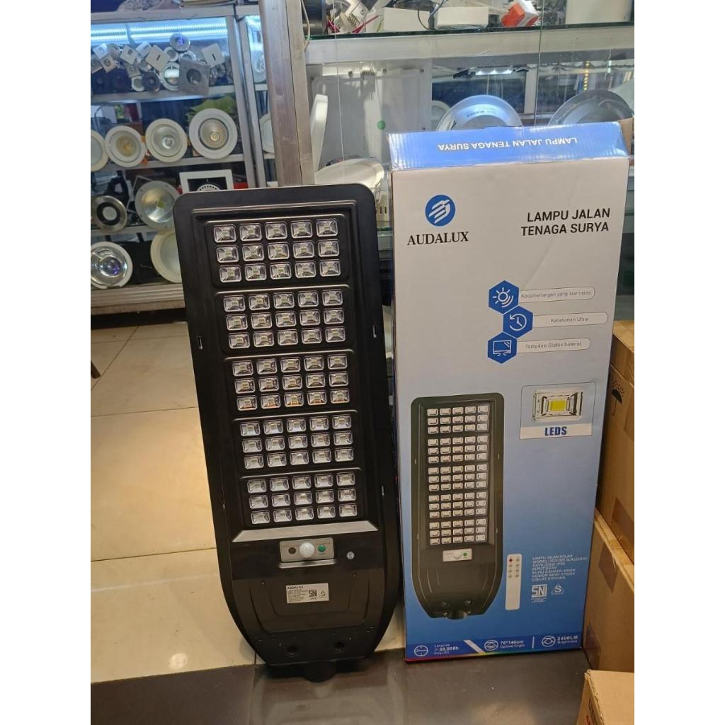 LAMPU JALAN TENAGA SURYA 50W 100W 150W 200W AUDALUX PJU SOLAR CELL 50WATT 100WATT 150WATT 200WATT AL