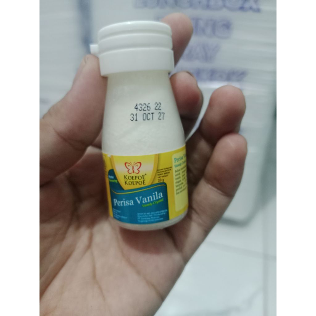 

PERISA VANILA 20 GRAM KOEPOE KOEPOE/ VANELY CRYSTAL KUPU KUOU