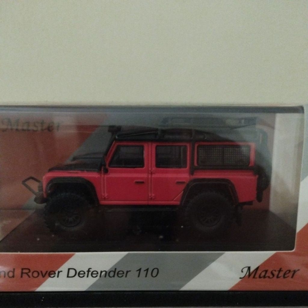 Master Land Rover Defender Orange Big Wheels