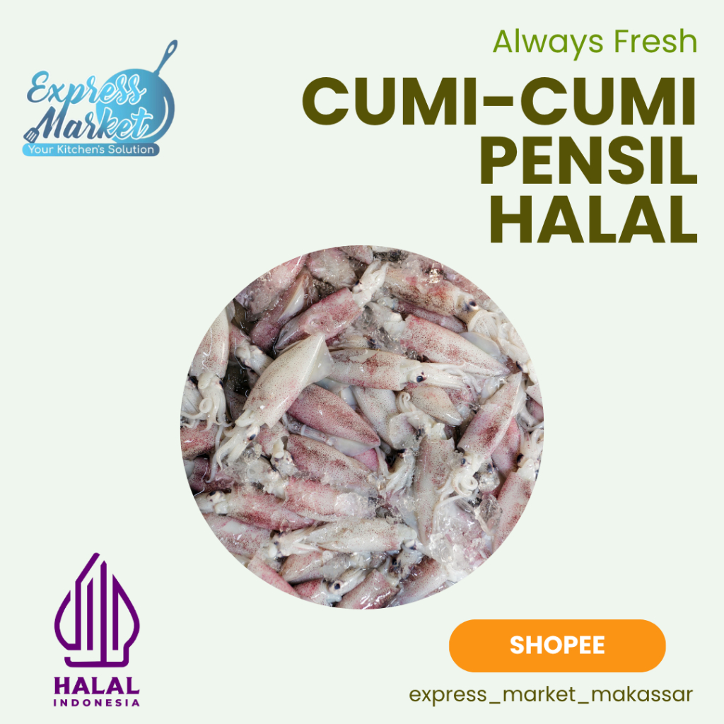 

Cumi Pensil Cumi Teropong Bersih Halal
