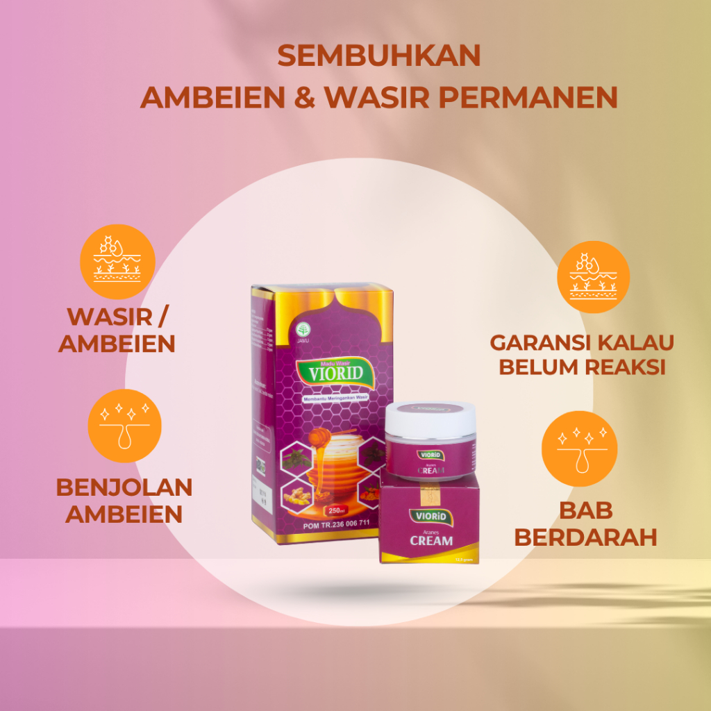 Langsung Kempes Viorid Obat Ambeien Wasir Paling Ampuh Herbal Ambeyen Luar Dalam Stadium 1 2 3 4 Cep