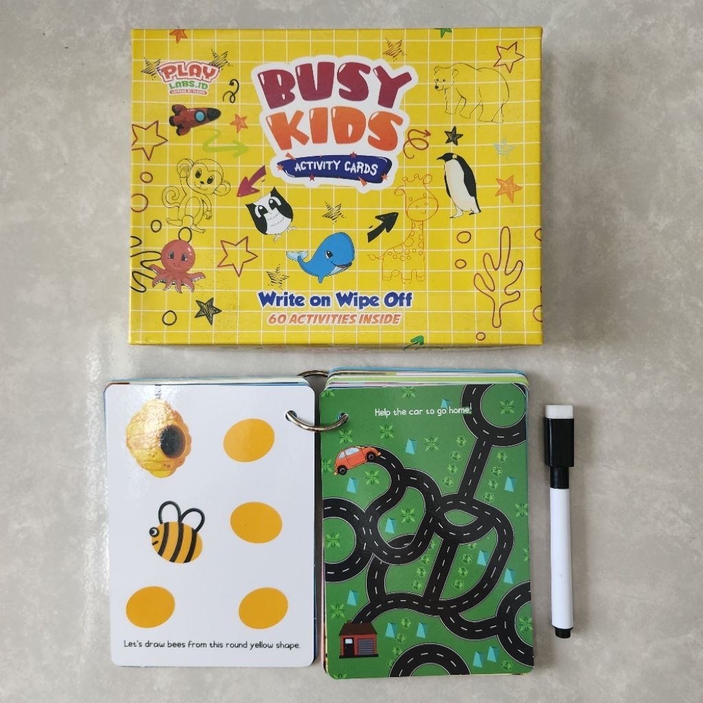Kartu Mainan Edukasi Anak / Kartu Aktivitas Anak