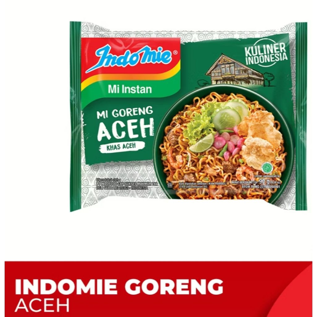 

Indomie mie goreng Aceh / Mie Instan goreng