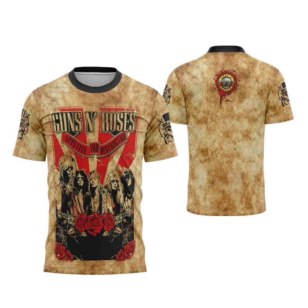 Baju Kaos Tshirt Guns N Roses / Baju Kaos Jersey Guns N Roses