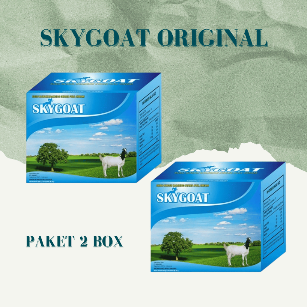 

SKYGOAT | Susu Kambing Etawa Original PAKET 2 | Susu Kambing SKygoat Full Cream