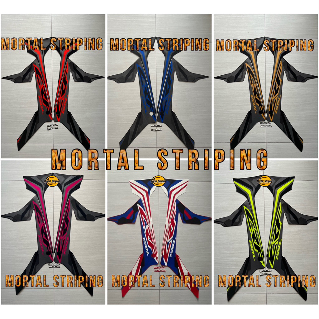 STIKER STRIPING LIS LES BODY MOTOR CRF 150L 2019 2020