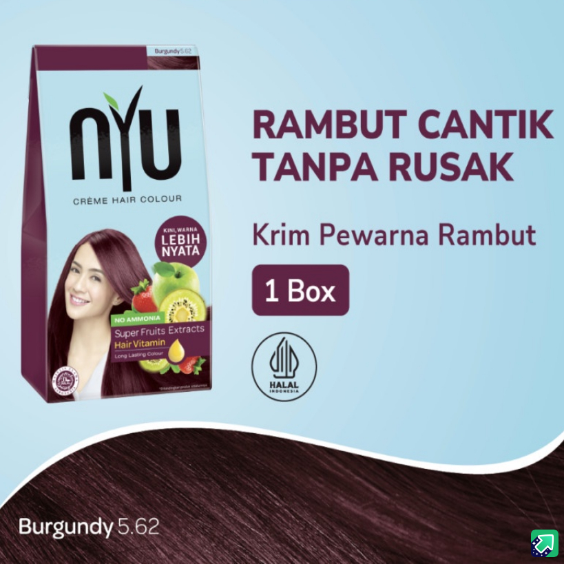 NYU CREME HAIR COLOUR  BURGUNDY