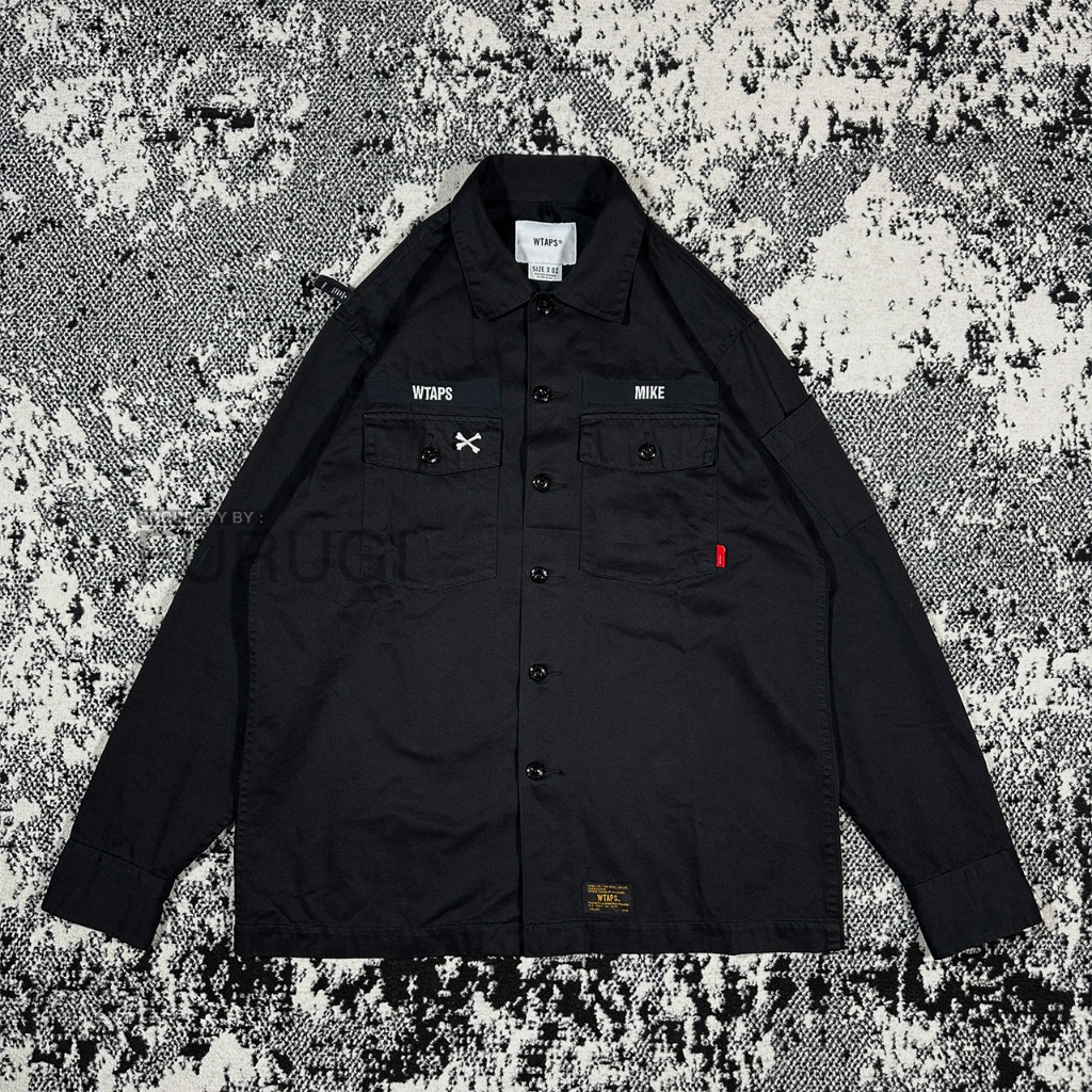 WTAPS BUDS LS 01 SHIRT / COTTON. TWILL 2017