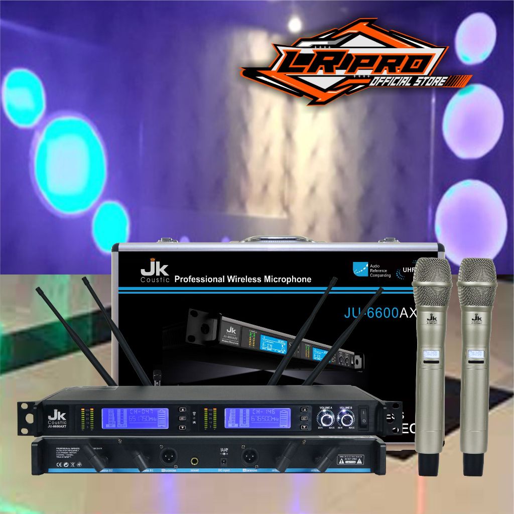 Microphone Wireless Jk Coustic JU 6600 AXT HH Gold