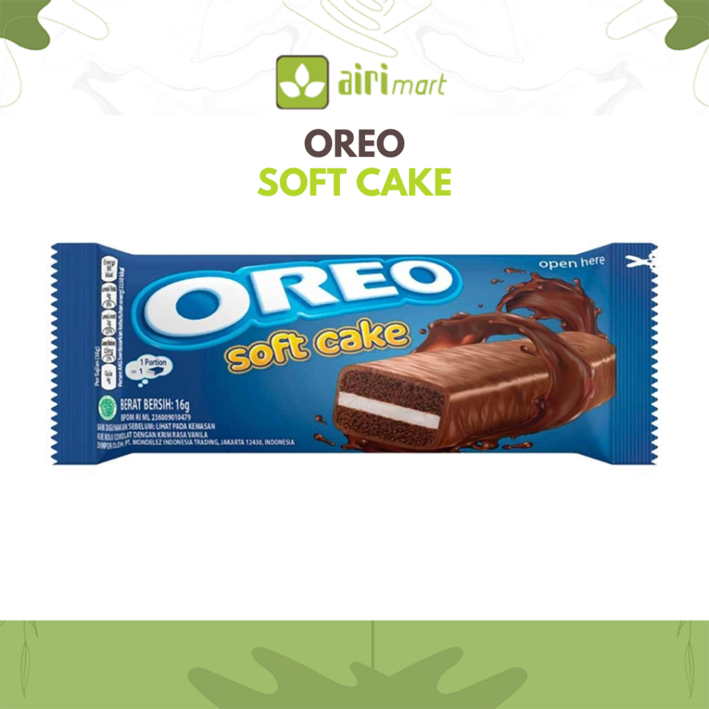 

OREO Soft Cake Kue Bolu Cokelat 16 Gr