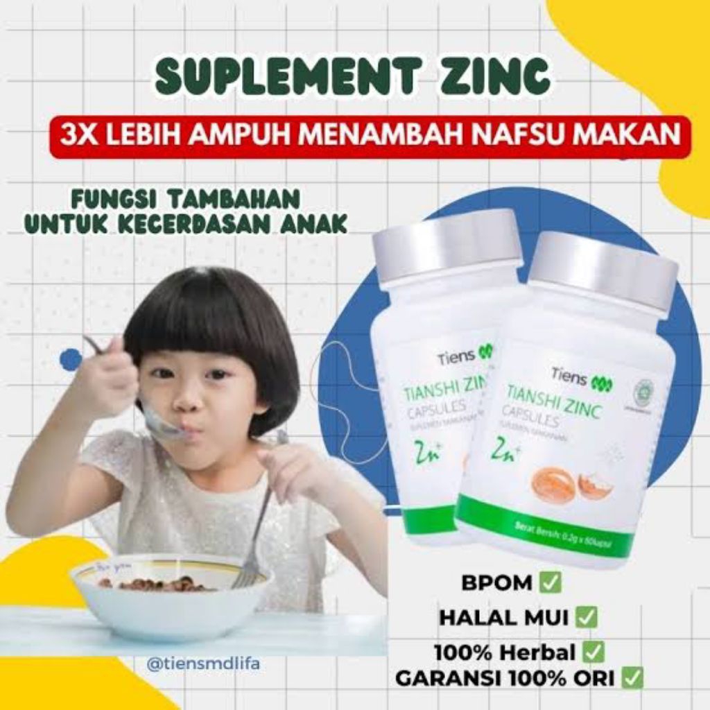 Tiens Penggemuk Badan Anak & Dewasa | Herbal Penambah Berat Badan | Eceran