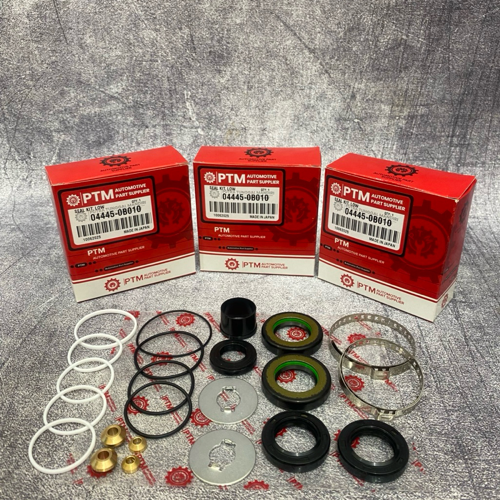 Power Steering Low Seal kit Bawah Kijang 7K Kapsul Merek PTM 04445-0B010 1set