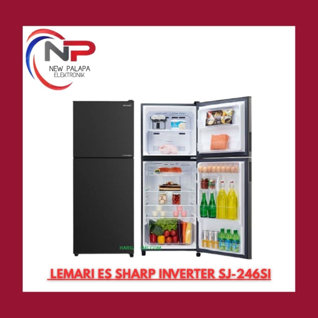 LEMARI ES /KULKAS SHARP SJ-246SI GK